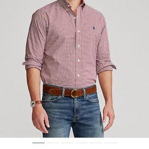 Classic Fit Gringham Polo Shirt from Polo Ralph